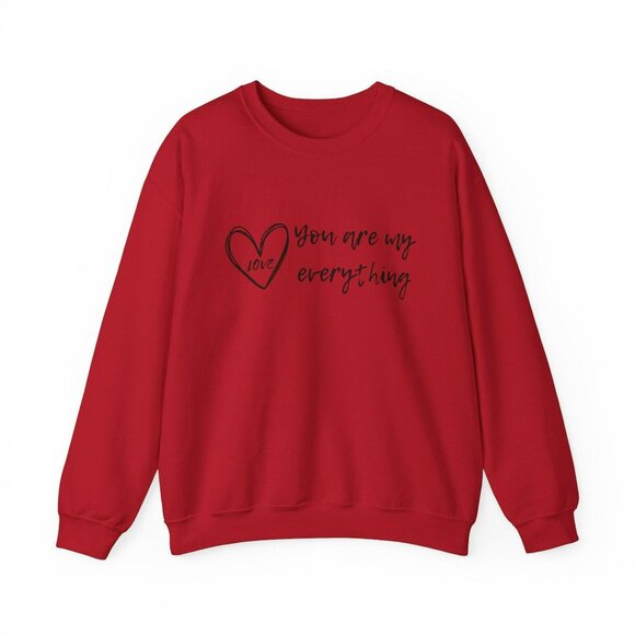 Love Quote Valentine's Day Crewneck Sweatshirt, Personalized Gift, Custom Name - Picture 9 of 9